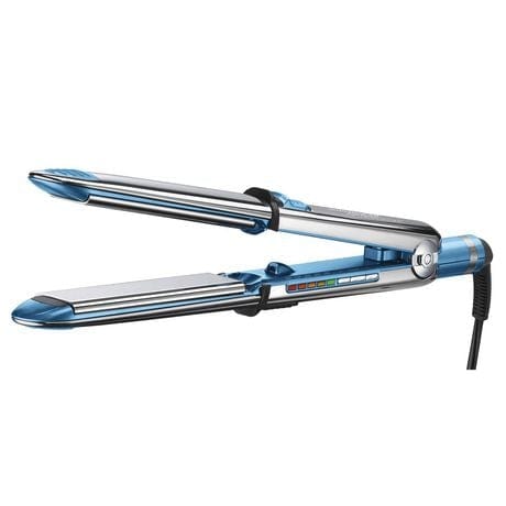 BABYLISS PRO Nano Titanium Optima 3000 Stainless Steel Straightening 1.25" Flat Iron with Plates